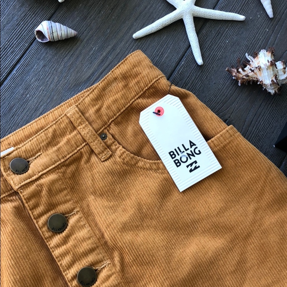 🌴🌼BILLABONG- GOOD LIFE CORD SKIRT🌼🌴 - Picture 5 of 11